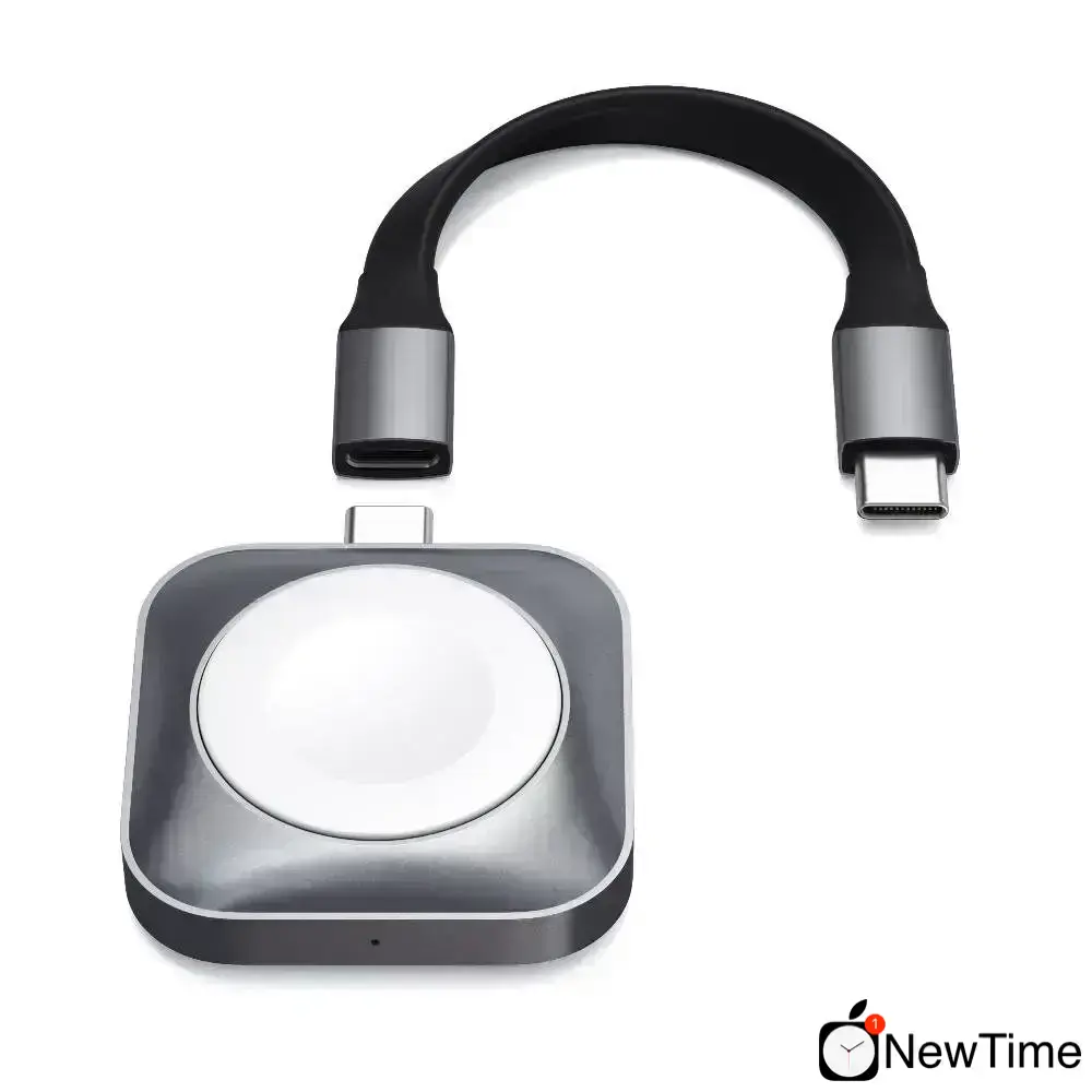 Satechi Type-C Extension Charging Cable For Apple Watch Space Gray (0.13 m) (ST-TCECM)